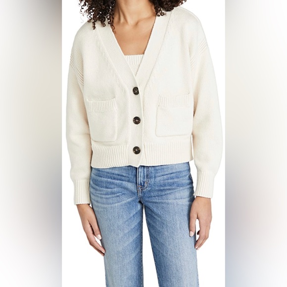 NEW!! ALC Cream Vincent Cardigan Sweater, L - Picture 7 of 17